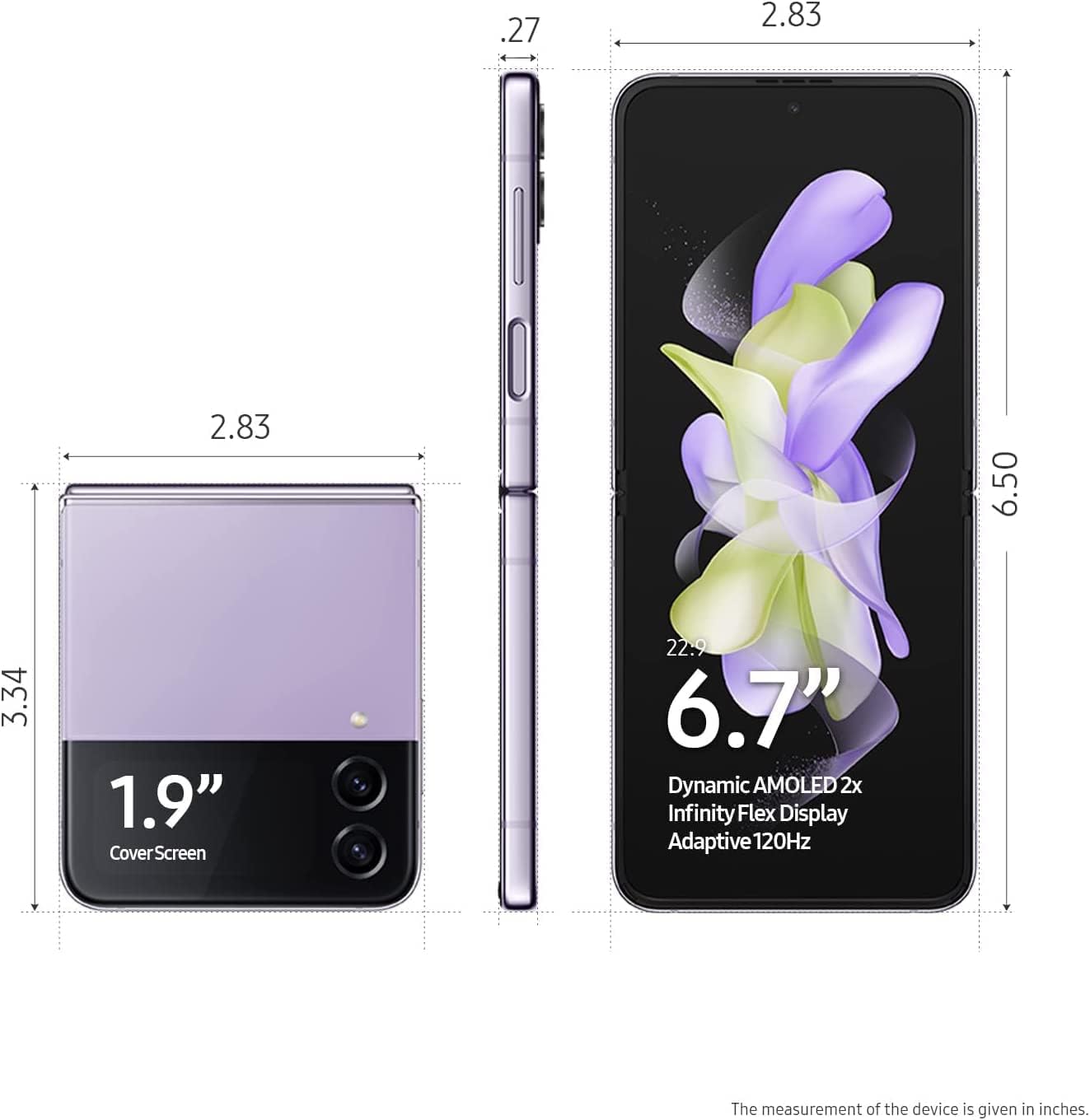 Samsung Flip 4 - 128GB - Purple